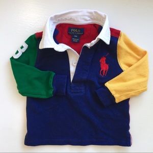 Ralph Lauren Polo Big Pony Longsleeve Rugby Shirt